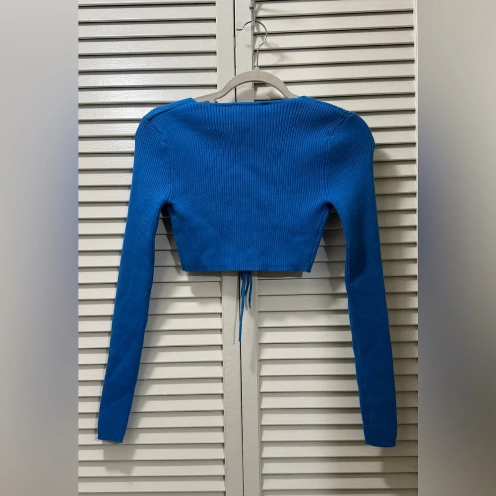 Zara Ribbed Knit Long Sleeve - Picture 3 of 6